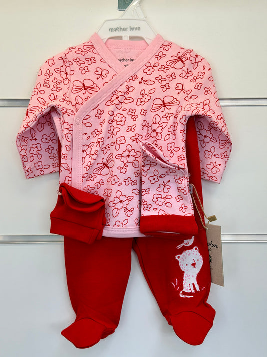 5-Delige Newborn Set – Butterfly Blossom