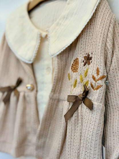 Bebüş 3-Piece Baby Set – Classic Brown