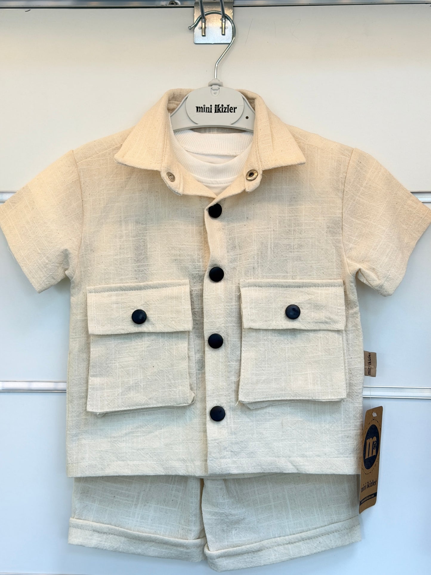 Mini İkizler 3-Delige Zomerset – Beige