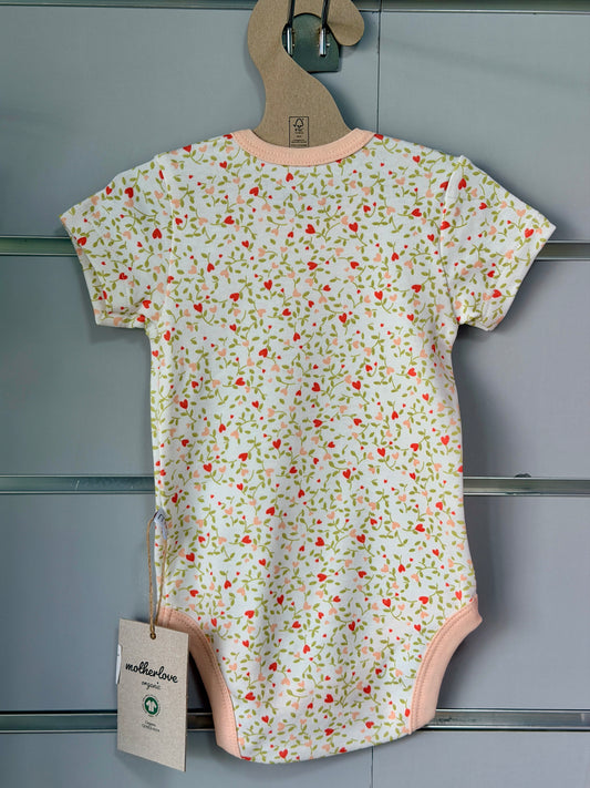 Bloemenprint Romper – Zacht Roze