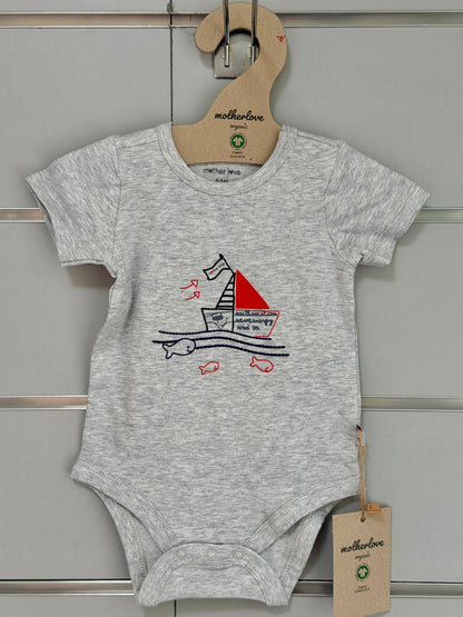 Sail Adventure Romper – Grijs