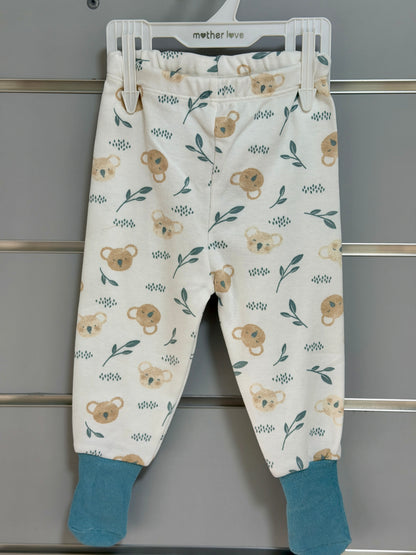 Pants with Feet – Bear Print