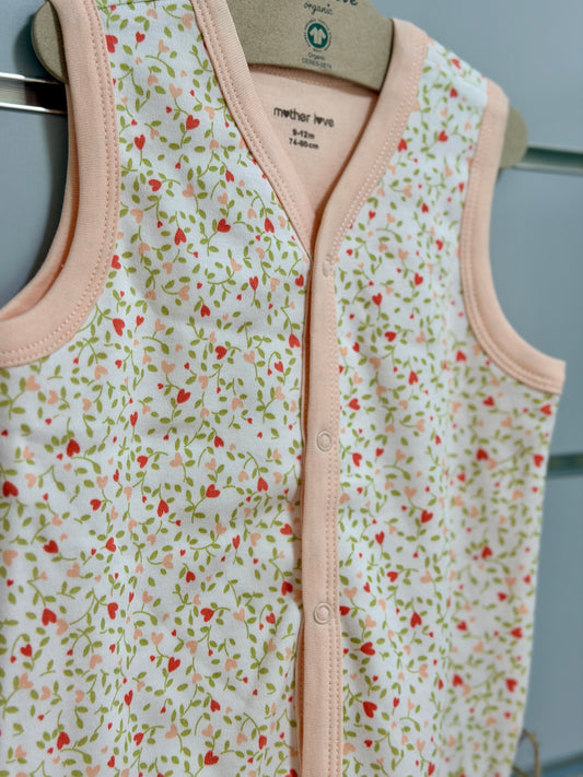 Mouwloos Vestje – Bloemenprint