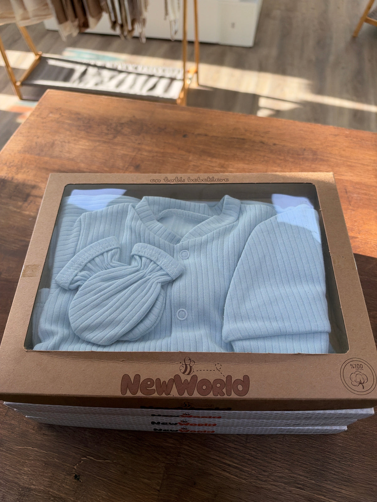 New World 5-Delige Newborn Babyset – Teddy | 4 Varianten