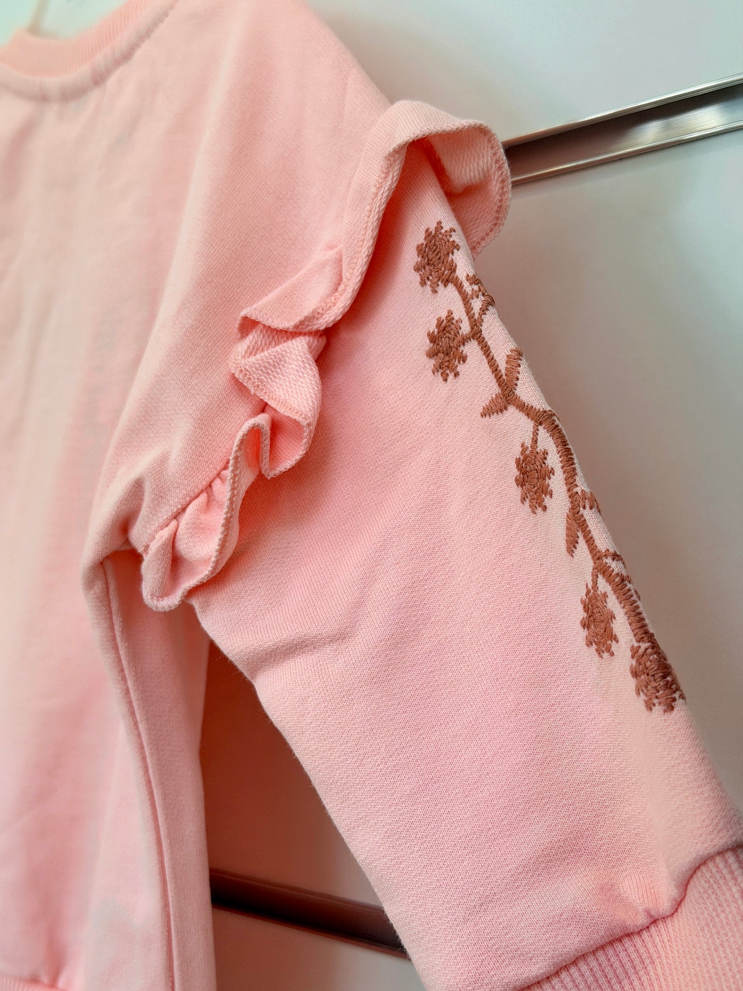 Miniworld 2-Delige Meisjes Set – Soft Pink Flower