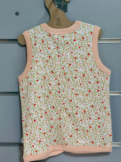 Mouwloos Vestje – Bloemenprint