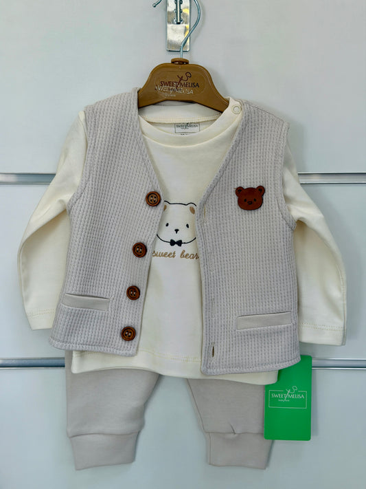 Sweet Melisa 3-Delige Baby Set – Sweet Bear