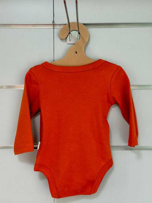 Fox Organic Romper – Roest Oranje