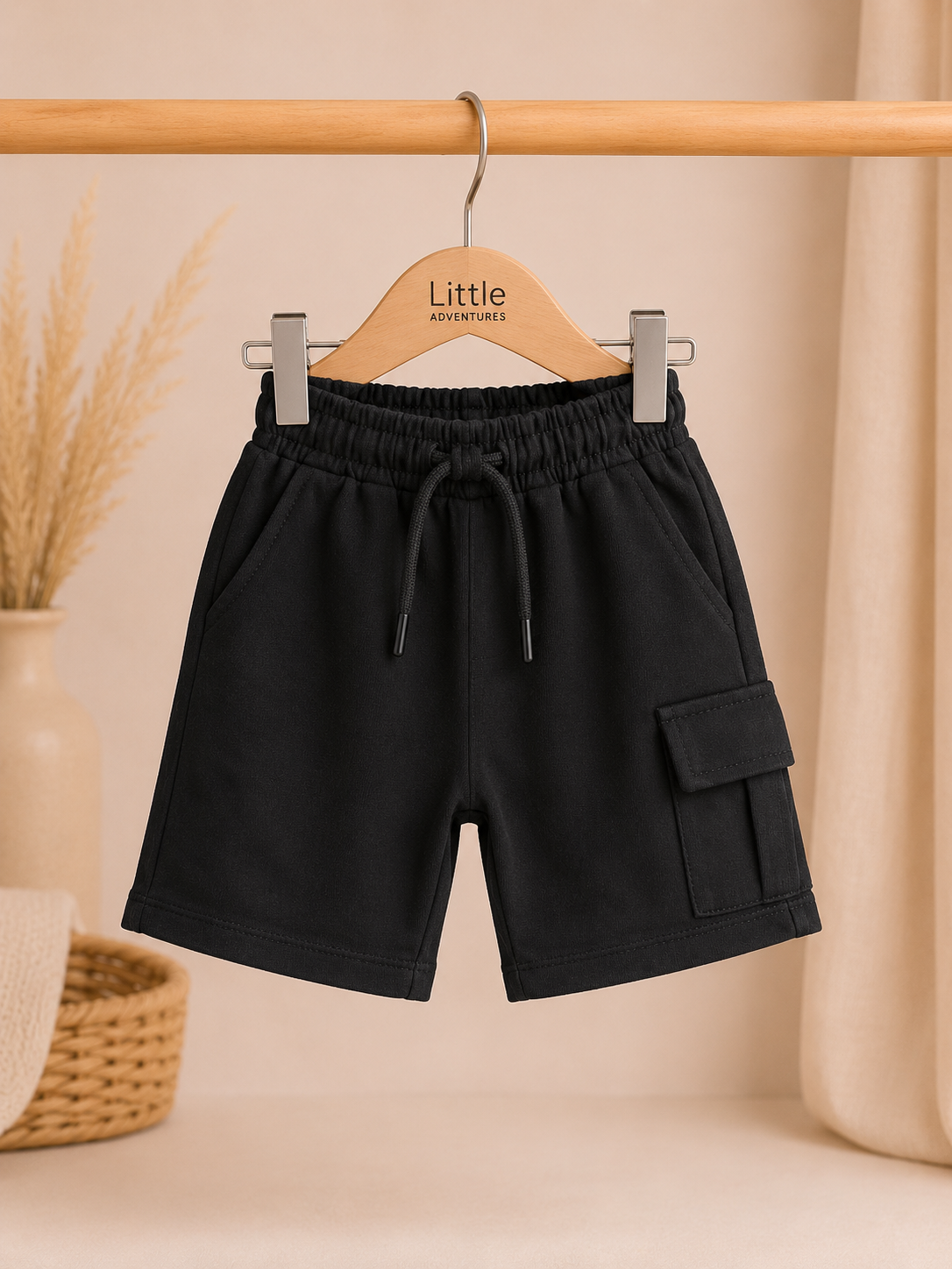Cargo Shorts Zwart – Kids Collection