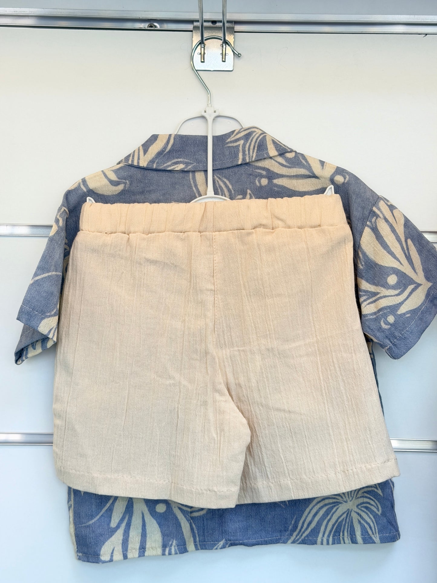 Hopini Tropical Zomerset – Blauw/Beige