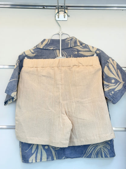 Hopini Tropical Zomerset – Blauw/Beige
