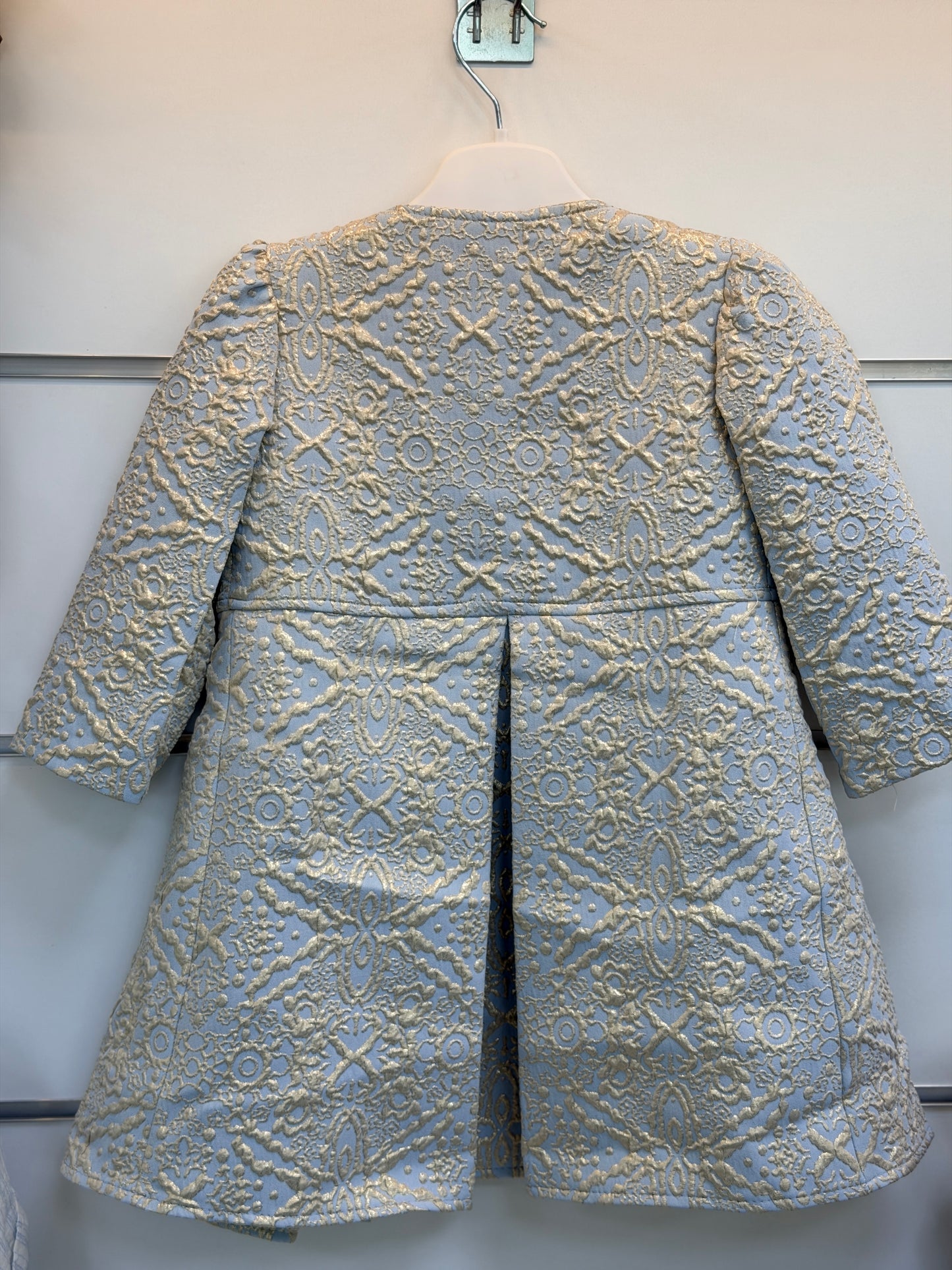 Gold Kids Luxe Jurkset met Jas & Tasje – Lichtblauw