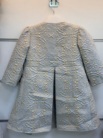 Gold Kids Luxe Jurkset met Jas & Tasje – Lichtblauw