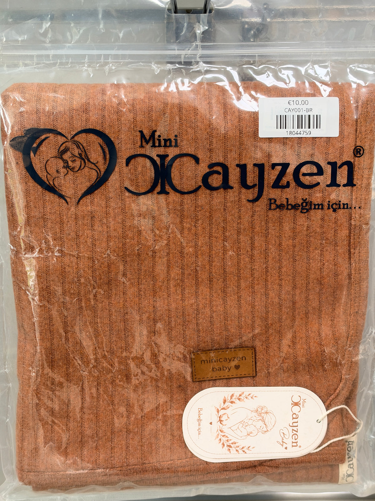 Baby Winter Dekentje – Geribd & Zacht – Camel