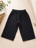 Zwarte Kinderbroek – Comfort Fit