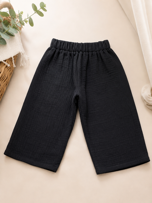 Zwarte Kinderbroek – Comfort Fit