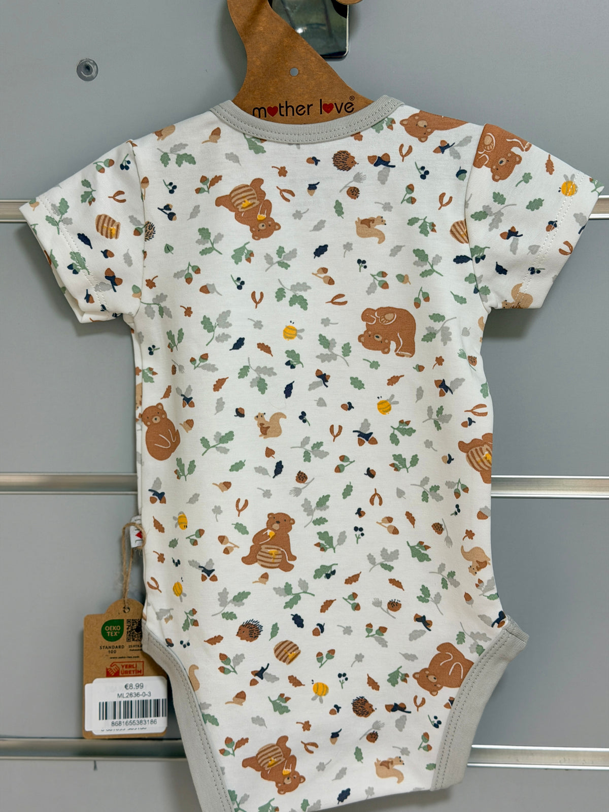 Forest Print Romper – Organic Cotton