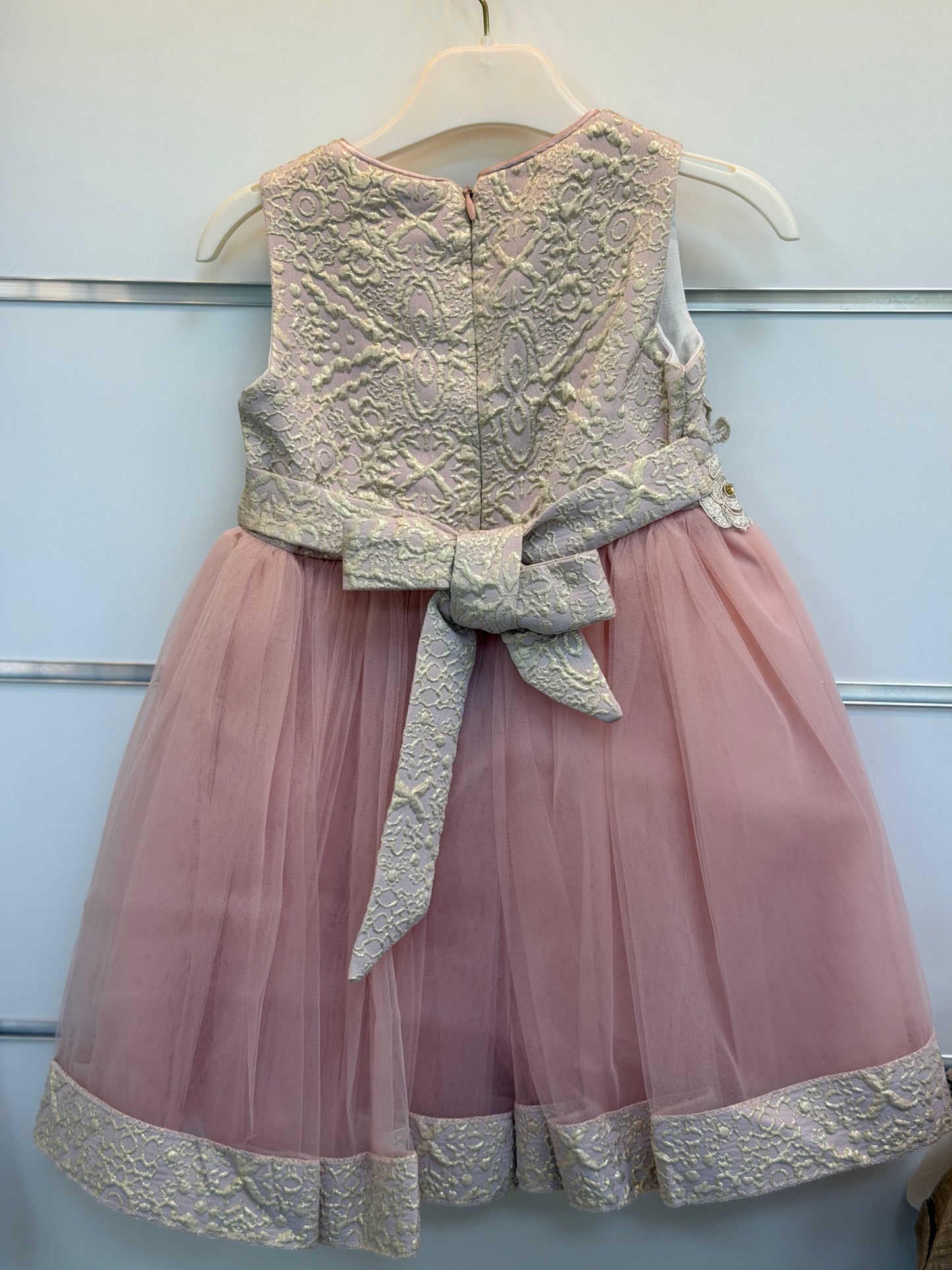 Gold Kids Luxe Jurkset met Jas & Tasje – Roze