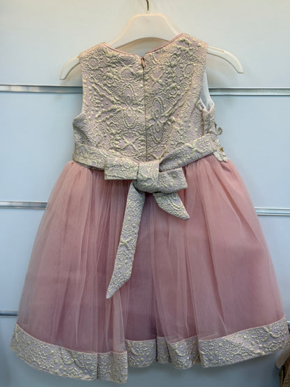 Gold Kids Luxe Jurkset met Jas & Tasje – Roze
