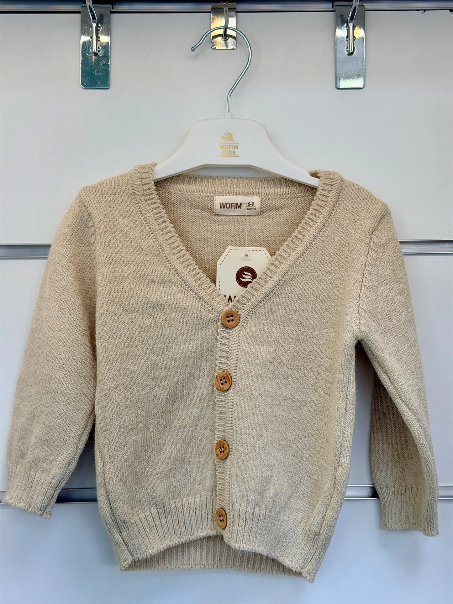 Wofim Kids V hals – Gebreid Vest