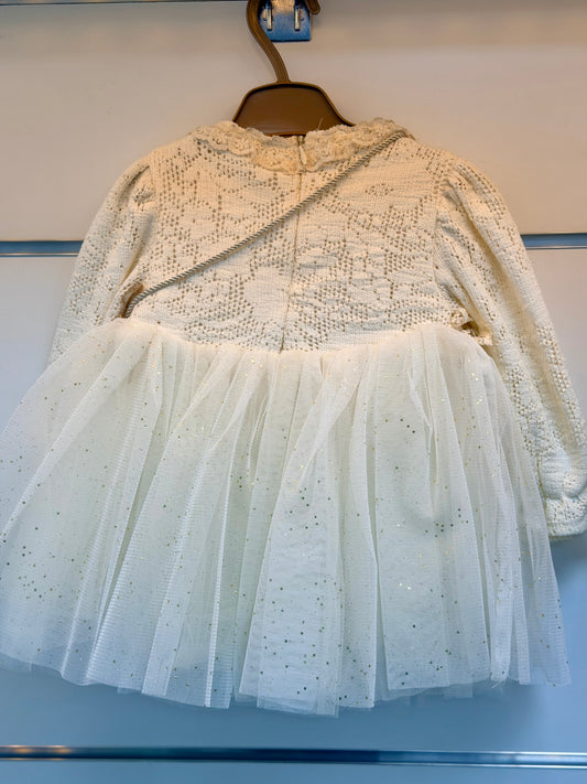 Mary & Joe Luxe Babyjurk – Off White met Tule