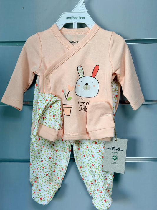 5-Delige Newborn Set – Bunny Garden