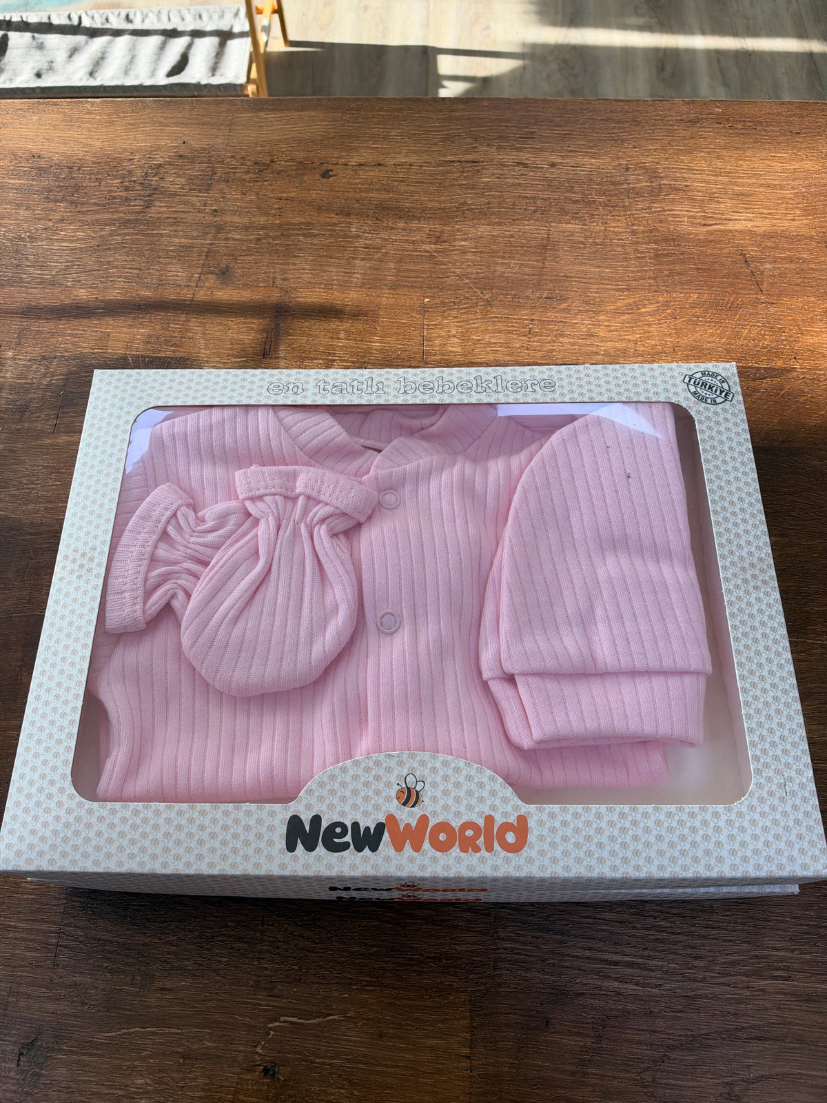 New World 5-Delige Newborn Babyset – Teddy | 4 Varianten