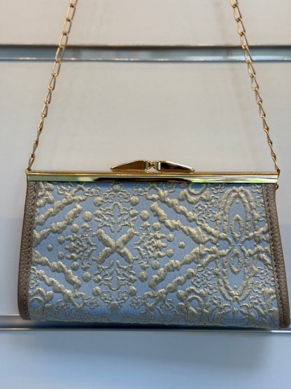 Gold Kids Luxe Jurkset met Jas & Tasje – Lichtblauw