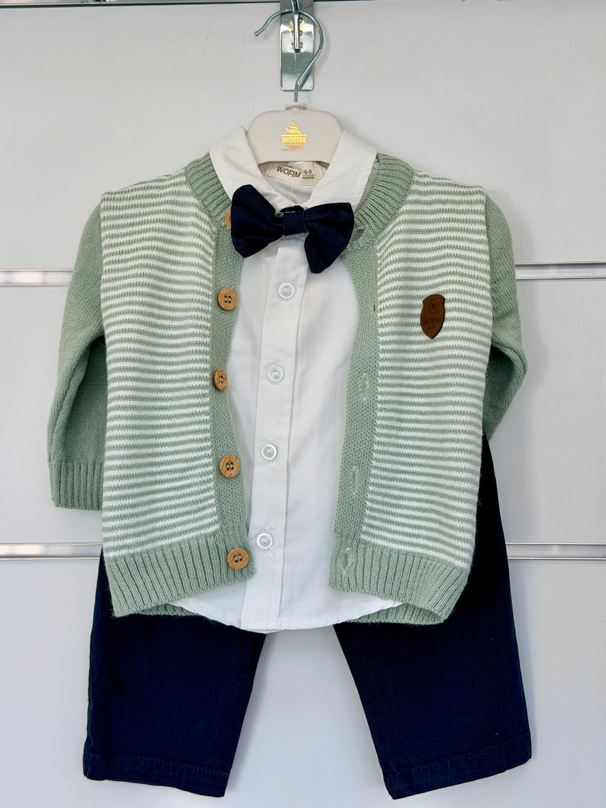 Wofim Kids 3-Delige Set – Overhemd Outfit