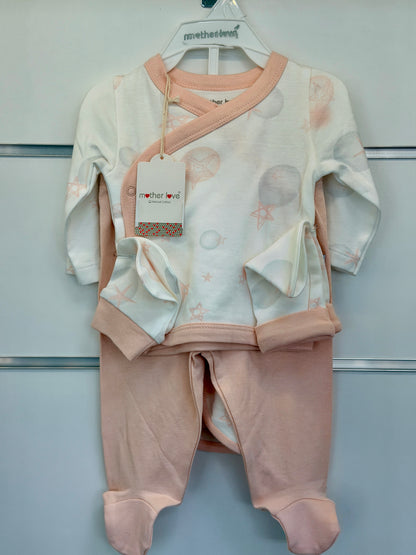 5-Delige Newborn Set – Soft Moon | Bamboe Mix