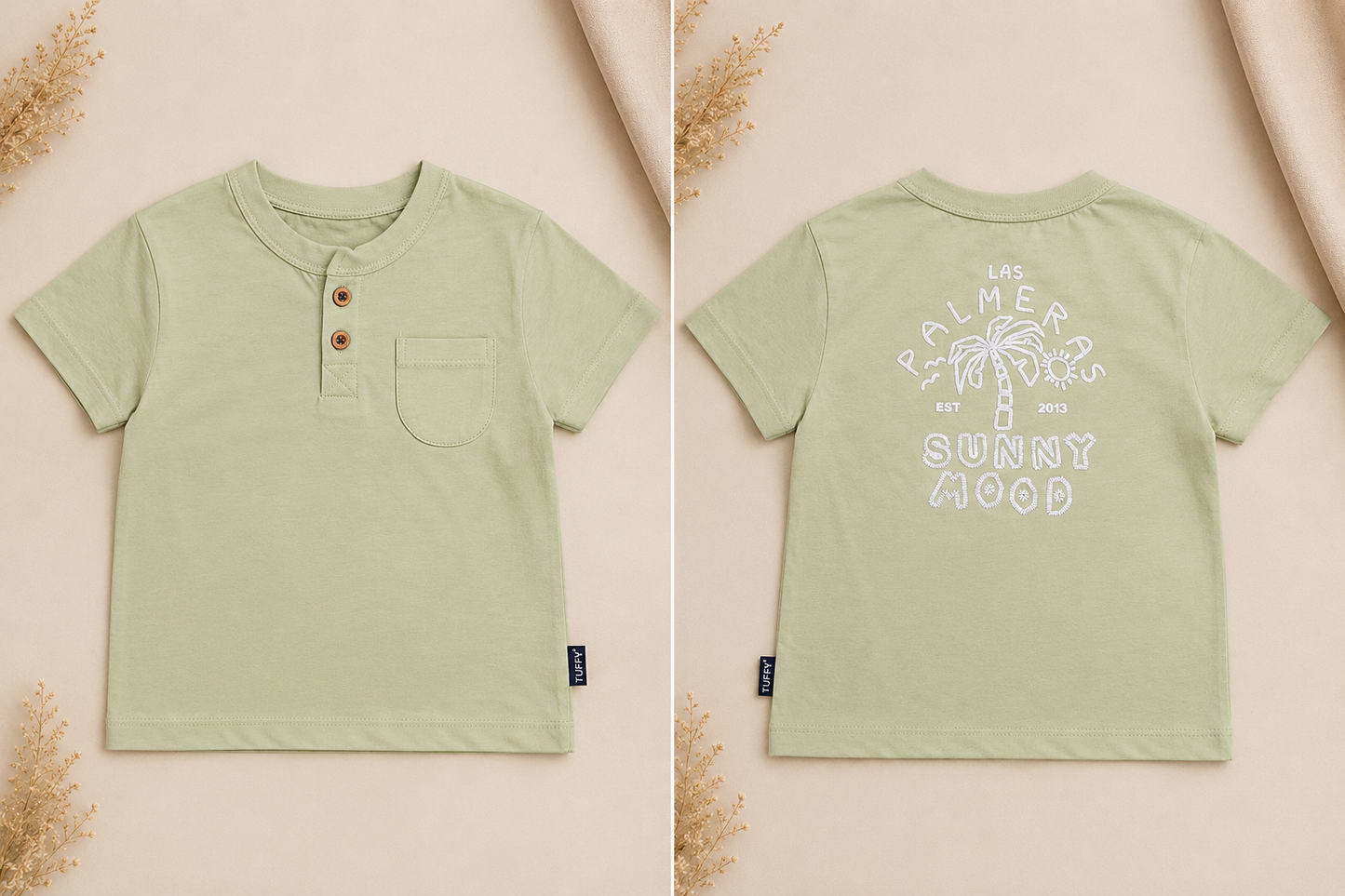Sunny Mood T-Shirt – Lichtgroen