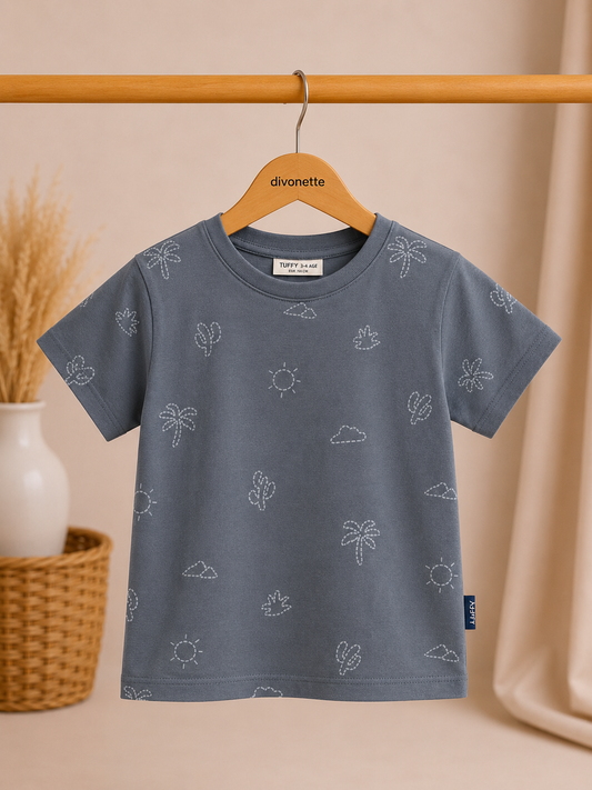 Desert Explorer T-Shirt – Grijsblauw