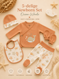 5-Delige Newborn Set – Ocean Whale | Bamboe Mix