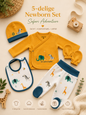 5-Delige Newborn Set – Safari Adventure