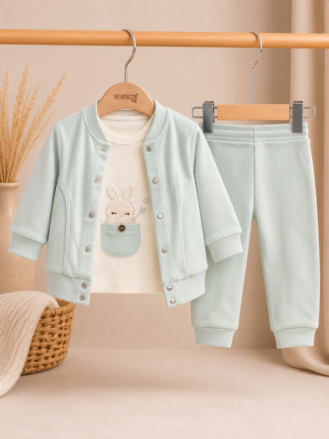 TonTon Baby Bunny Set – 3 Delig