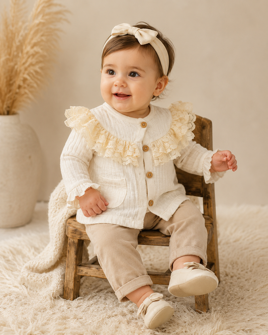 Anna Babba 3-Delige Baby Set – Vest, Shirt & Broek