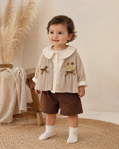 Bebüş 3-Piece Baby Set – Classic Brown