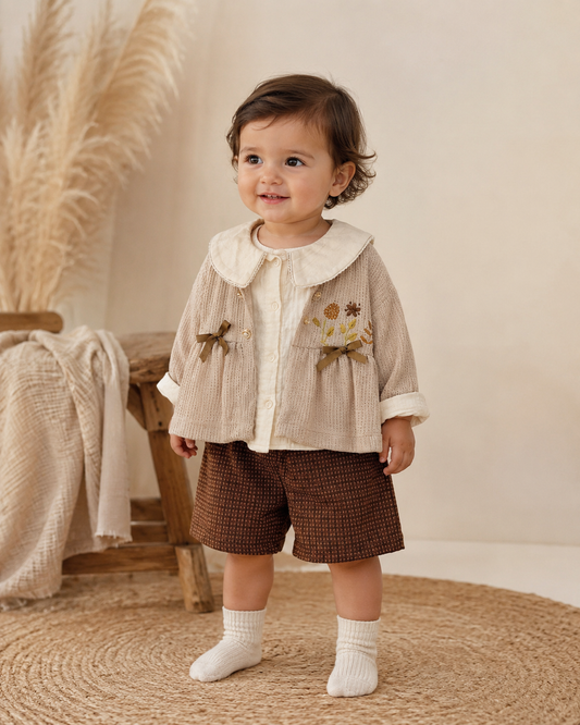 Bebüş 3-Delige Baby Set – Classic Brown