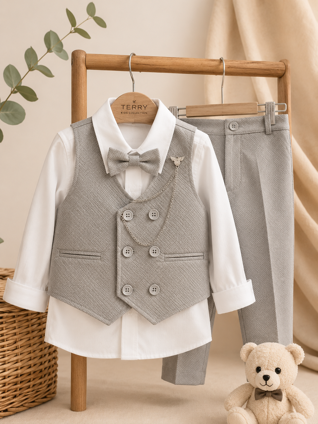 Terry Kids Luxe Kostuumset – 4 Delig